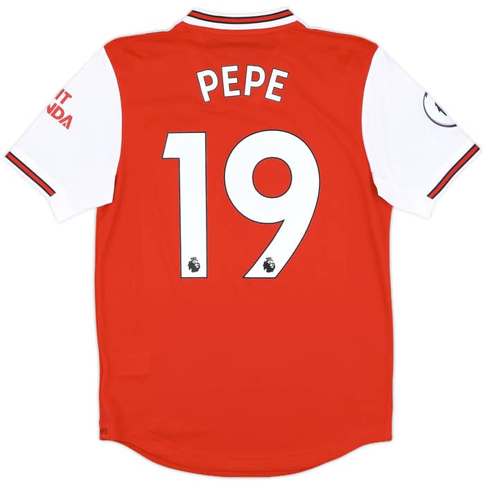 2019-20 Arsenal Authentic Home Shirt Pepe #19 - 10/10 - (S)
