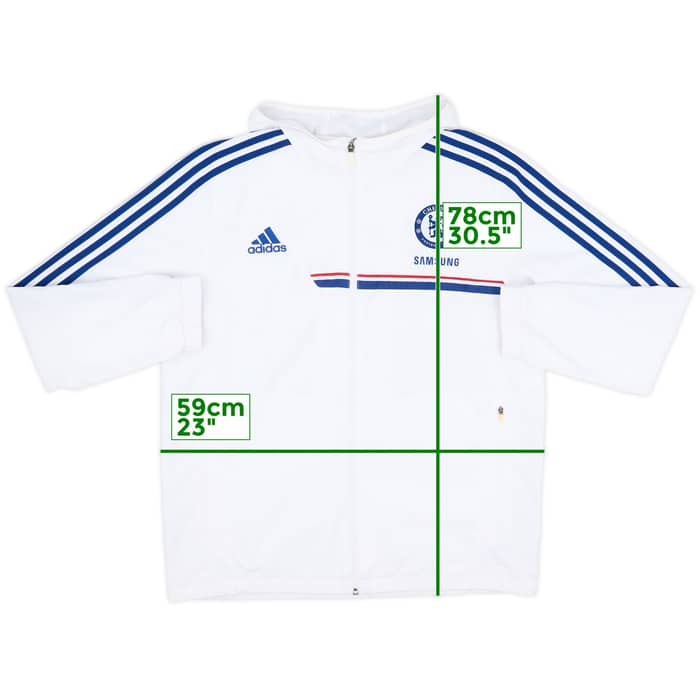 2013-14 Chelsea adidas Hooded Track Jacket - 6/10 - (L)