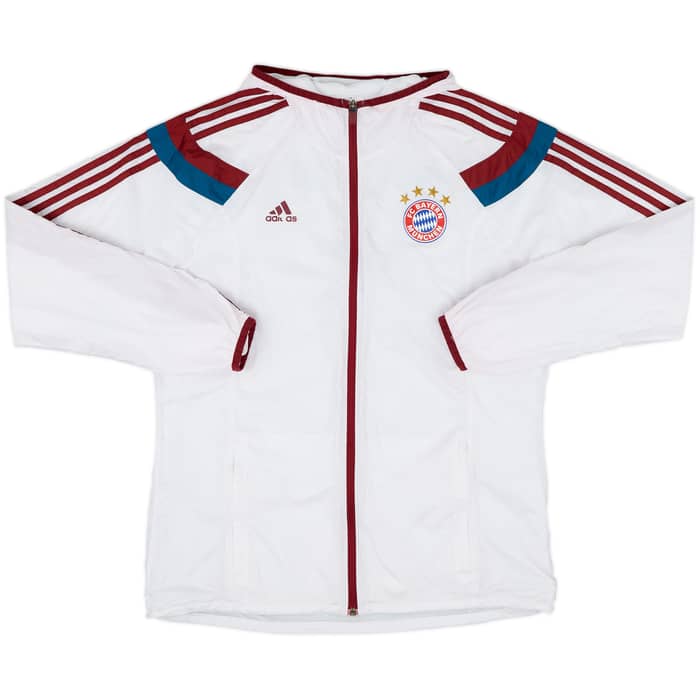 2014-15 Bayern Munich adidas Hooded Track Jacket - 5/10 - (L)