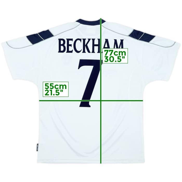1999-00 Manchester United Third Shirt Beckham #7 - 6/10 - (L)