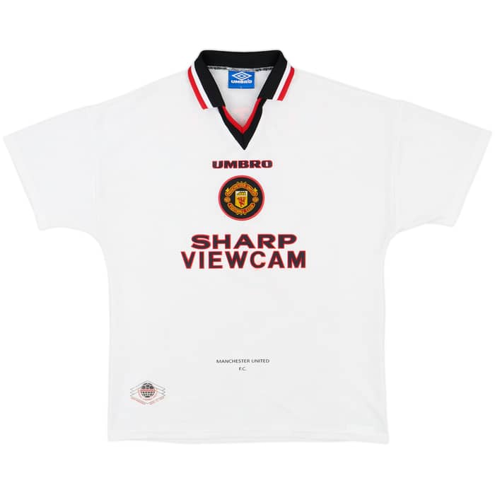 1996-97 Manchester United Away Shirt Cantona #7 - 6/10 - (L)