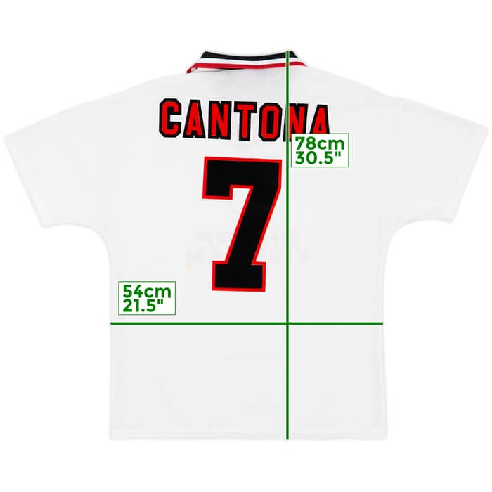 1996-97 Manchester United Away Shirt Cantona #7 - 6/10 - (L)