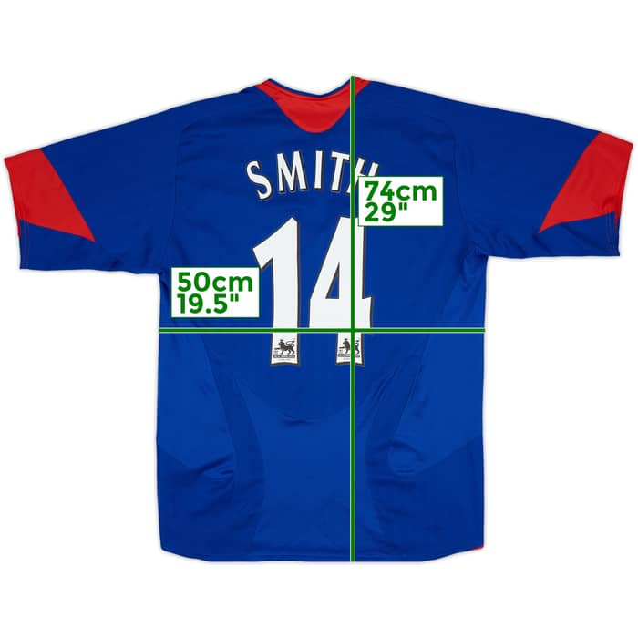 2005-06 Manchester United Away Shirt Smith #14 - 7/10 - (M)