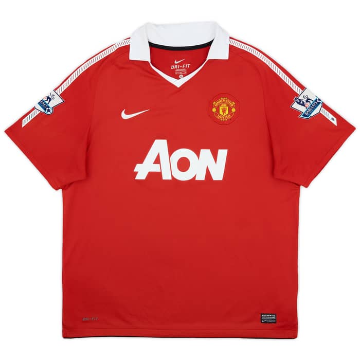 2010-11 Manchester United Home Shirt Chicharito #14 - 7/10 - (XL)
