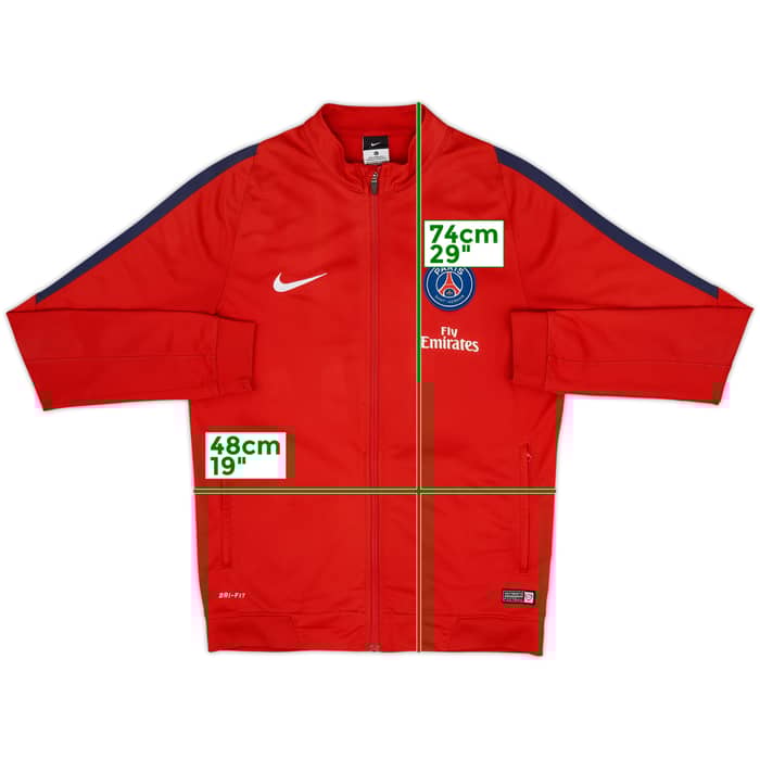 2017-18 Paris Saint-Germain Nike Track Jacket - 7/10 - (M)