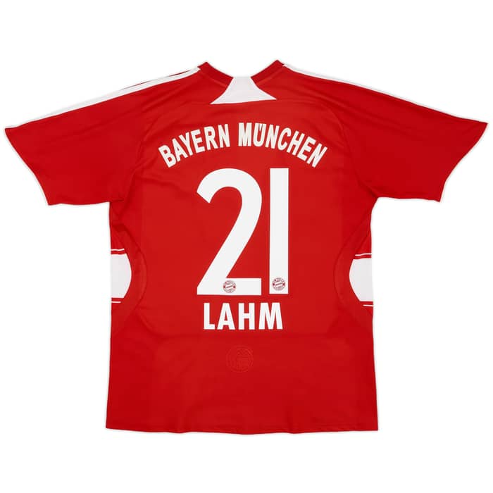 2008-09 Bayern Munich Home Shirt Lahm #21 - 7/10 - (XL.Boys)