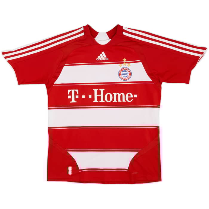 2008-09 Bayern Munich Home Shirt Lahm #21 - 7/10 - (XL.Boys)