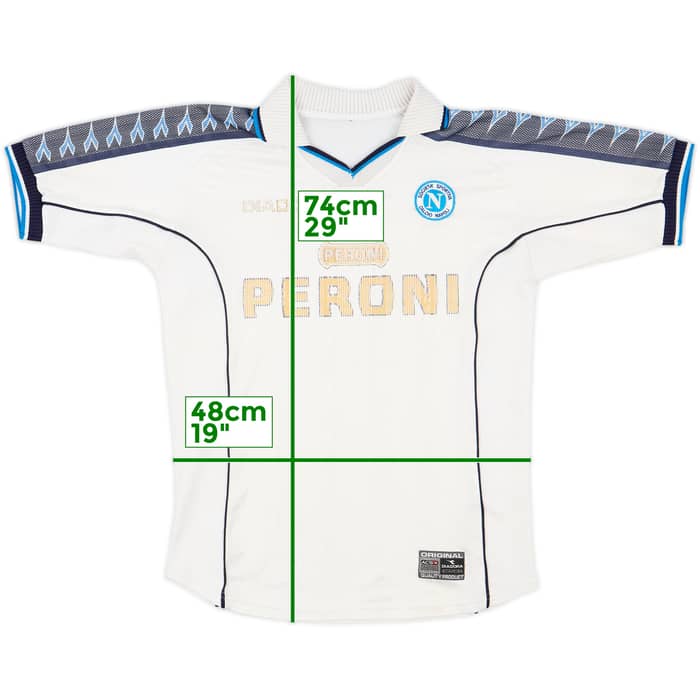 2000-01 Napoli Away Shirt - 4/10 - (M)