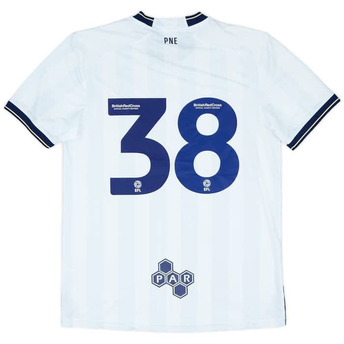 2023-24 Preston North End Match Issue Home Shirt #38