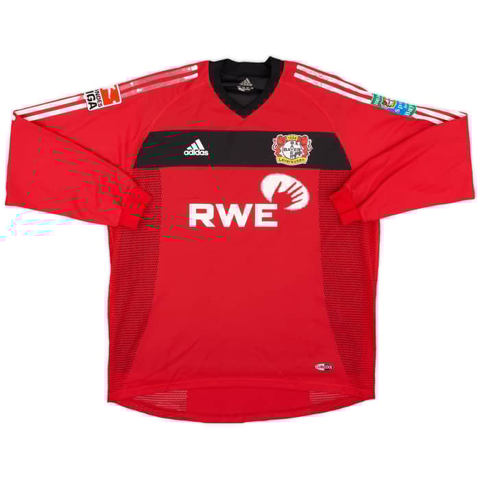 2003-04 Bayer Leverkusen Match Issue Home L/S Shirt Lucic #6