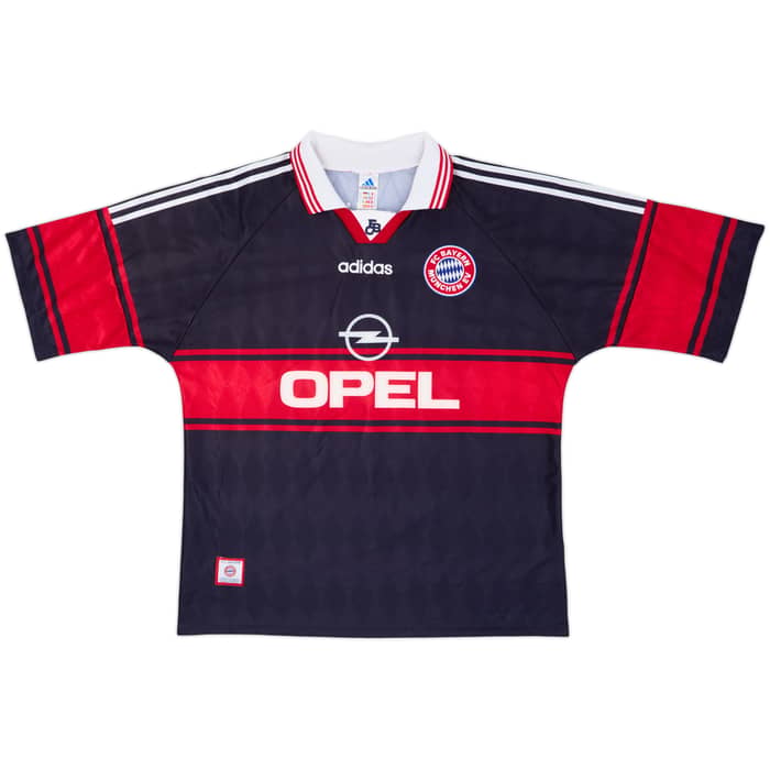 1997-99 Bayern Munich Home Shirt Lizarazu #3 - 8/10 - (XL)