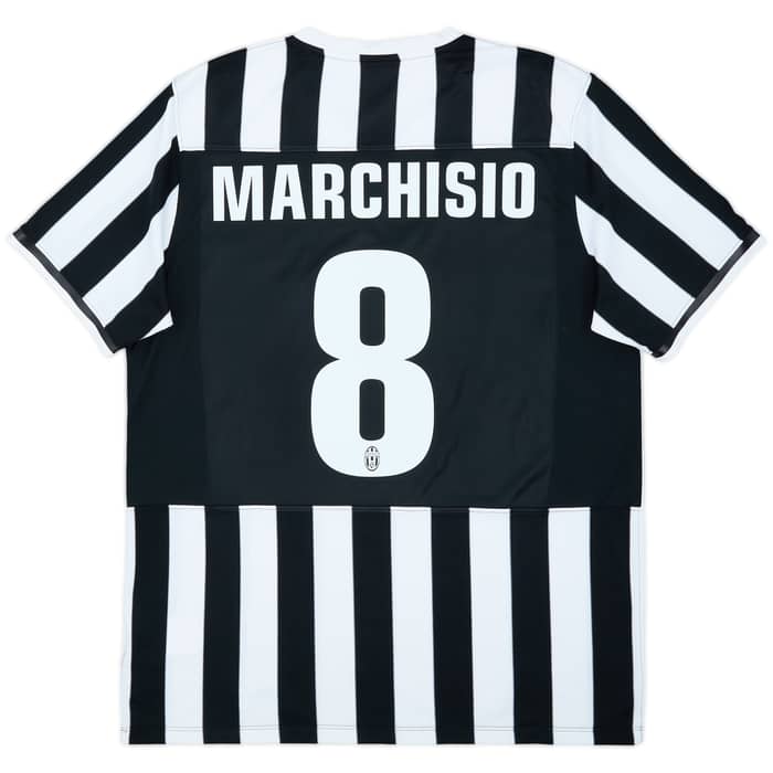 2013-14 Juventus Home Shirt Marchisio #8 - 8/10 - (XL)