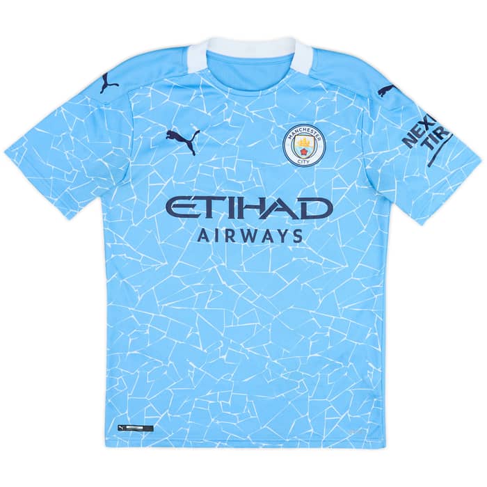 Camiseta de local del Manchester City 2020-21 Gundogan #8 - 7/10 - (S)