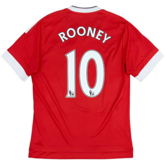 2015-16 Manchester United Home Shirt Rooney #10 - 5/10 - (M)
