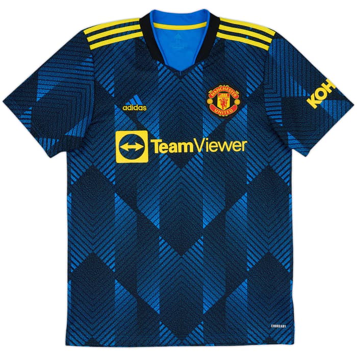 2021-22 Manchester United Third Shirt B. Fernandes #18 - 8/10 - (M)