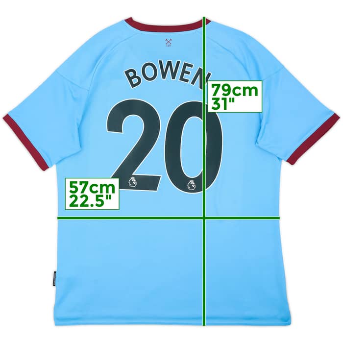 2020-21 West Ham Away Shirt Bowen #20 - 8/10 - (XL)