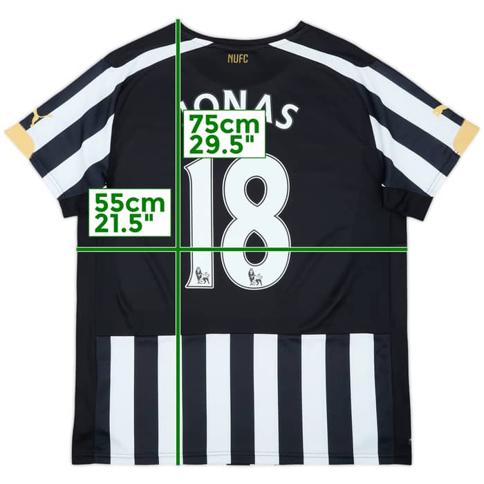 2014-15 Newcastle Home Shirt Jonas #18 - 8/10 - (M)