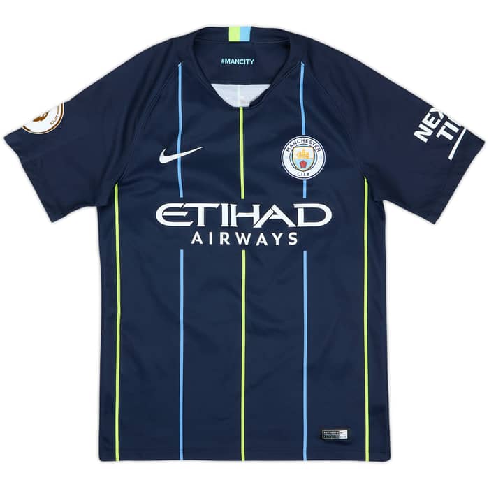 2018-19 Manchester City Away Shirt Fernandinho #25 - 9/10 - (S)