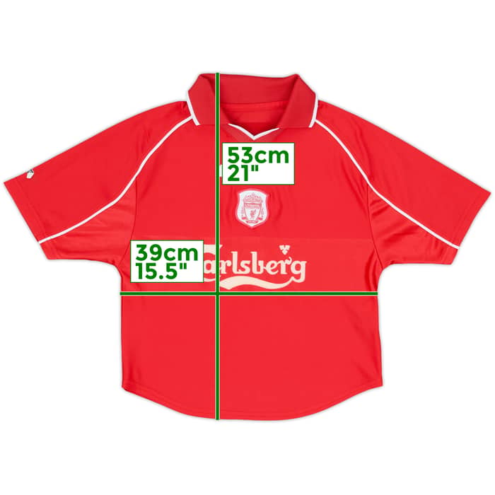 2000-02 Liverpool Home Shirt - 8/10 - (4-5 Years)