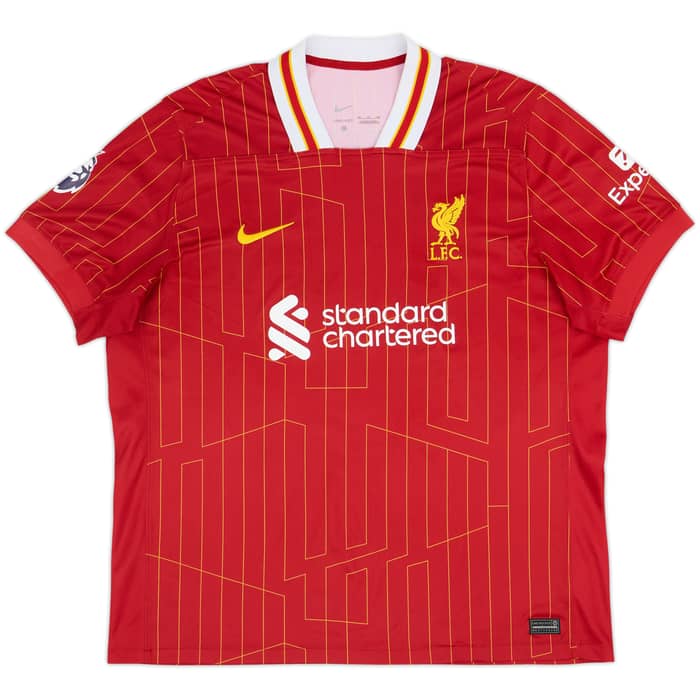 2024-25 Liverpool Home Shirt Virgil #4 - 8/10 - (XXL)