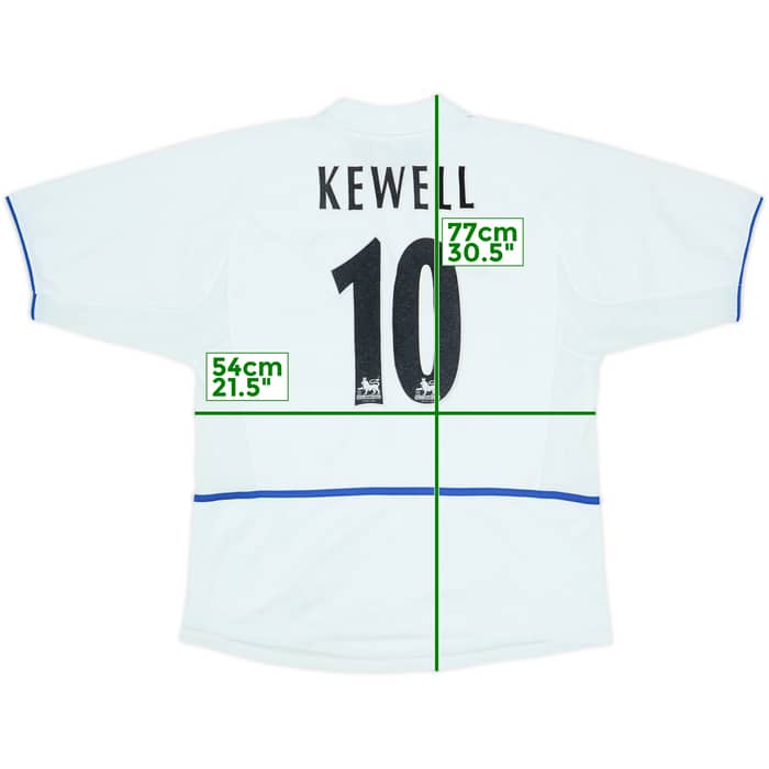 2002-03 Leeds United Home Shirt Kewell #10 - 8/10 - (M)