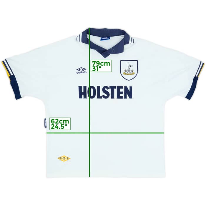Camiseta de local del Tottenham 1993-95 Andy - 6/10 - (XXL)