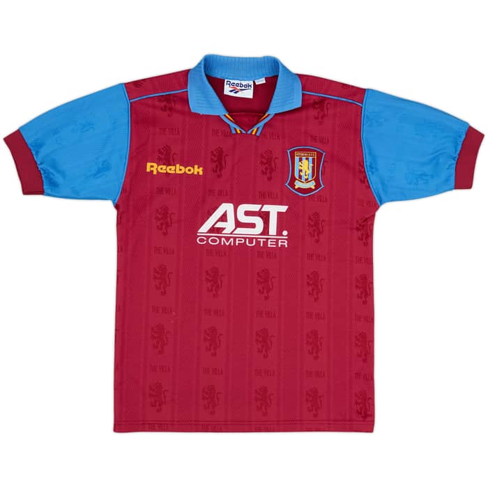 1995-97 Aston Villa Home Shirt - 7/10 - (13-14 Years)