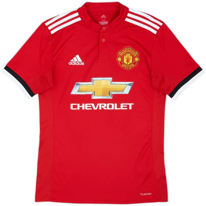 2017-18 Manchester United Home Shirt Ibrahimovic #10 - 8/10 - (XS)
