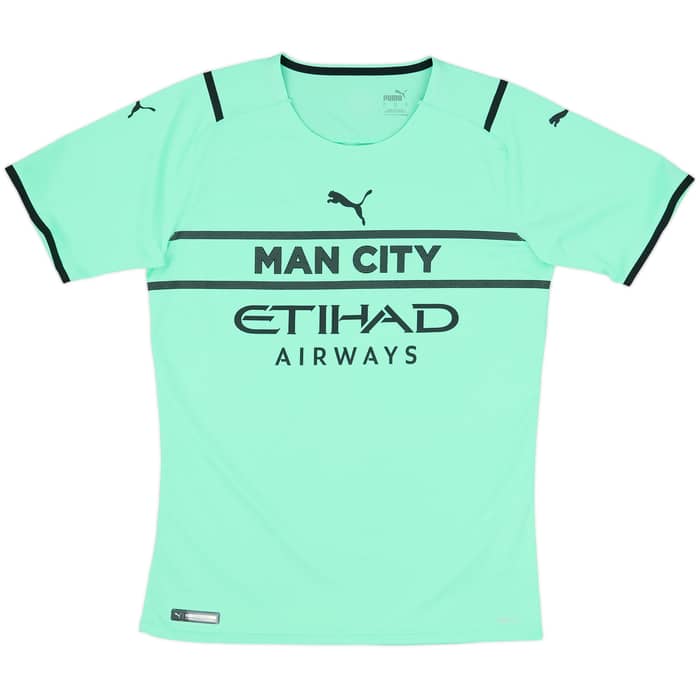 2021-22 Manchester City Authentic GK S/S Shirt - 8/10 - (L)