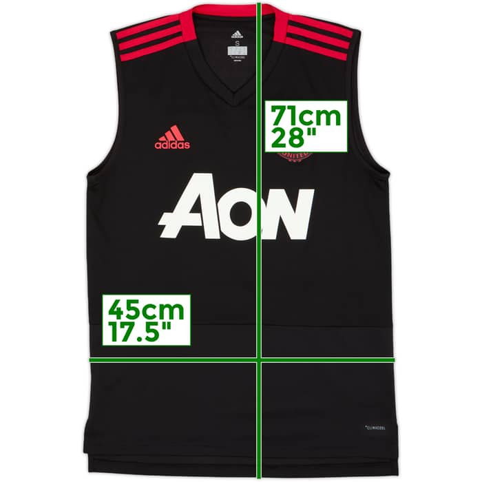 2018-19 Manchester United adidas Training Vest - 9/10 - (S)
