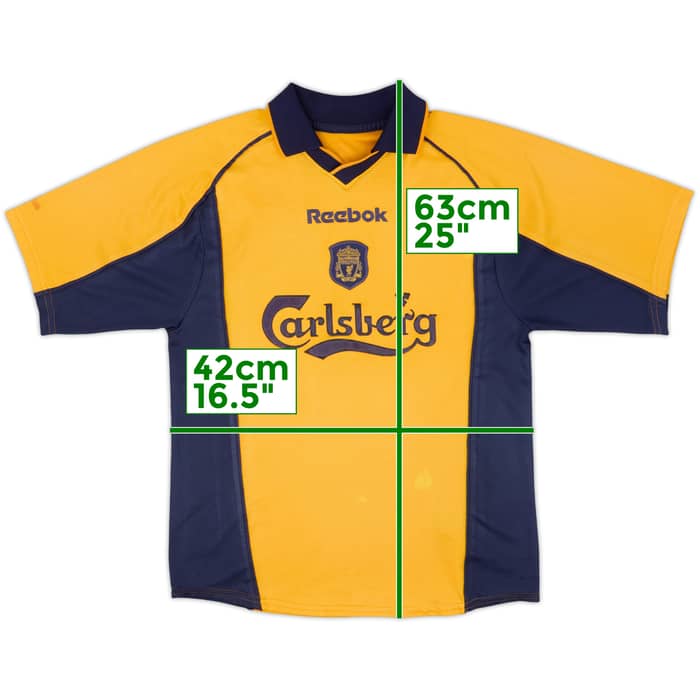 2000-02 Liverpool Away Shirt - 7/10 - (13-14 Years)