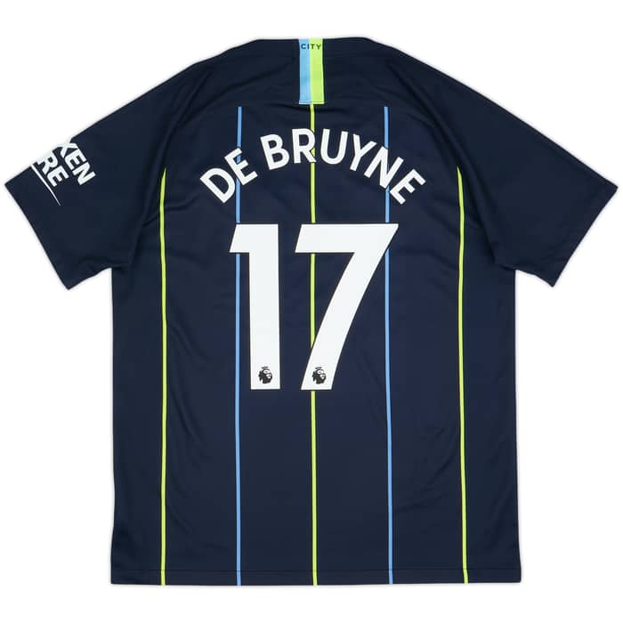 2018-19 Manchester City Away Shirt De Bruyne #17 - 7/10 - (L)