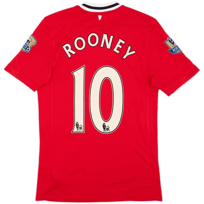 2011-12 Manchester United Home Shirt Rooney #10 - 7/10 - (S)