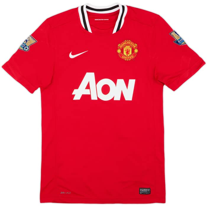 2011-12 Manchester United Home Shirt Rooney #10 - 7/10 - (S)