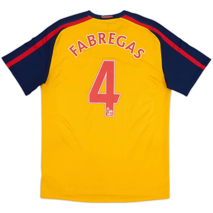 2008-09 Arsenal Away Shirt Fabregas #4 - 6/10 - (M)