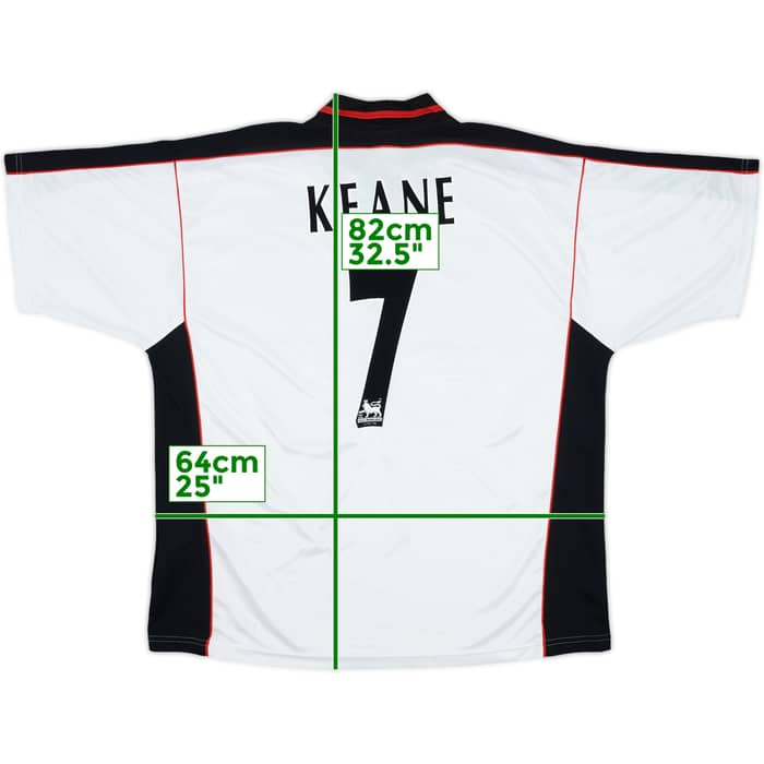 1999-00 Coventry Away Shirt Keane #7 - 8/10 - (XXL)