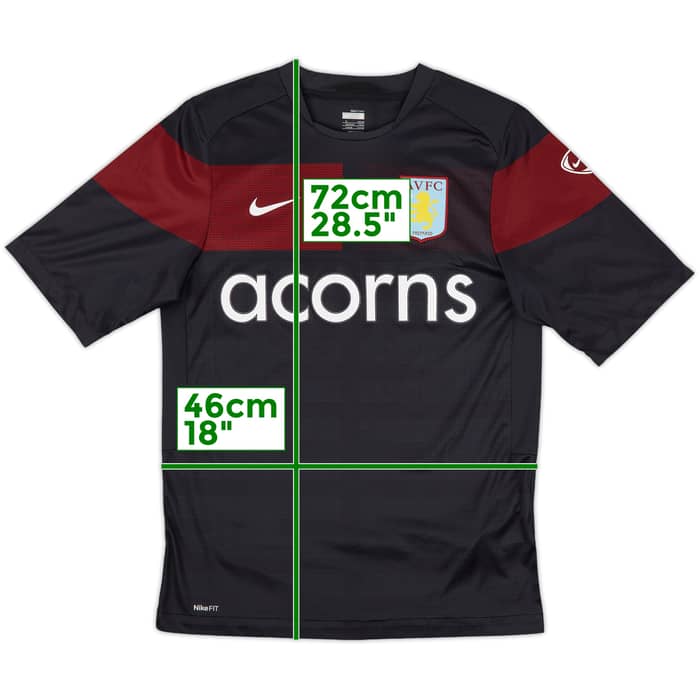 2009-10 Aston Villa Nike Training Shirt - 8/10 - (S)