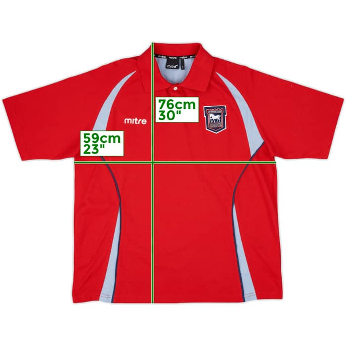 2009-10 Ipswich Mitre Town Polo Shirt - 9/10 - (XL)
