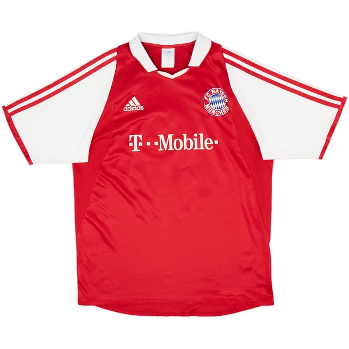 2003-04 Bayern Munich Home Shirt Elber #9 - 5/10 - (XL.Boys)