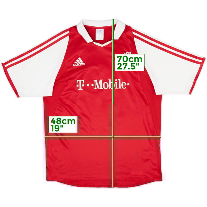 2003-04 Bayern Munich Home Shirt Elber #9 - 5/10 - (XL.Boys)