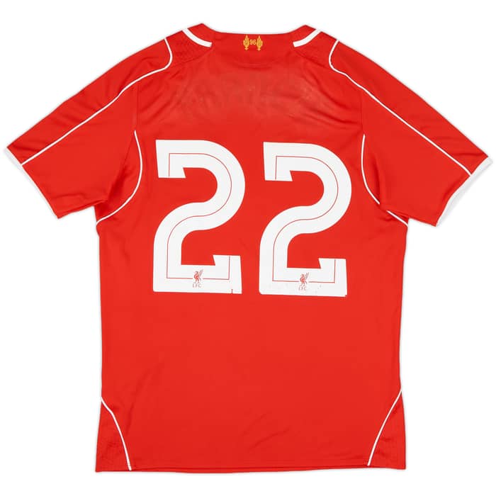 2014-15 Liverpool Home Shirt Francis #22 - 3/10 - (M)