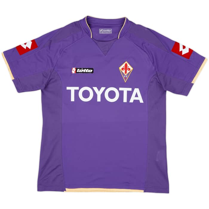 2007-08 Fiorentina Home Shirt Mutu #10 - 4/10 - (S)