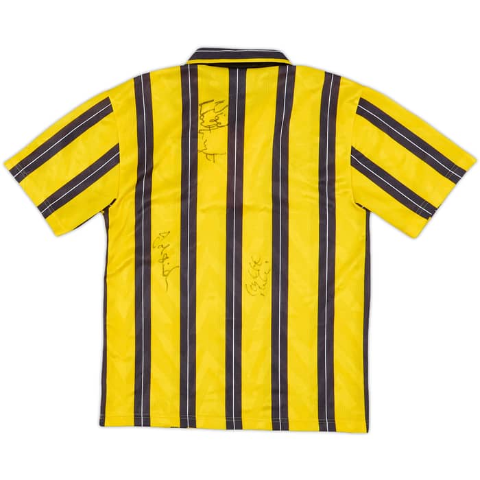 1992-93 Sheffield Wednesday Signed Away Shirt - 7/10 - (L.Boys)