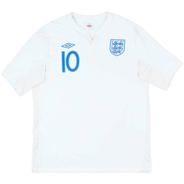 2010-11 England Home Shirt Rooney #10 - 8/10 - (L)