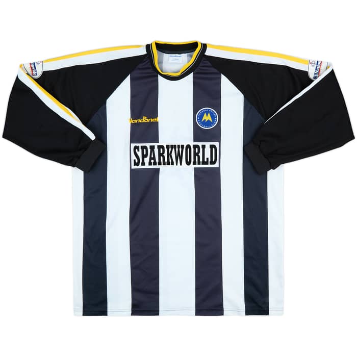 2003-04 Torquay United Match Issue Away L/S Shirt Williamson #28