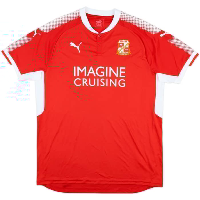 2017-18 Swindon Town Home Shirt - 9/10 - (XL)