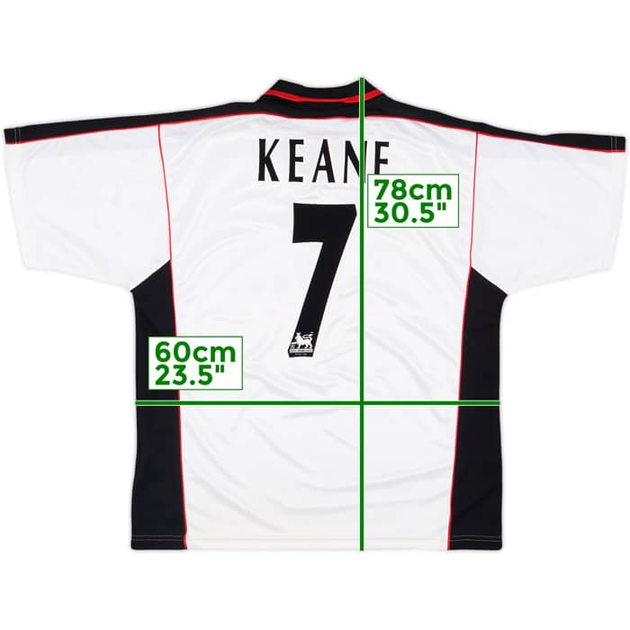 1999-00 Coventry Away Shirt Keane #7 - 8/10 - (L)