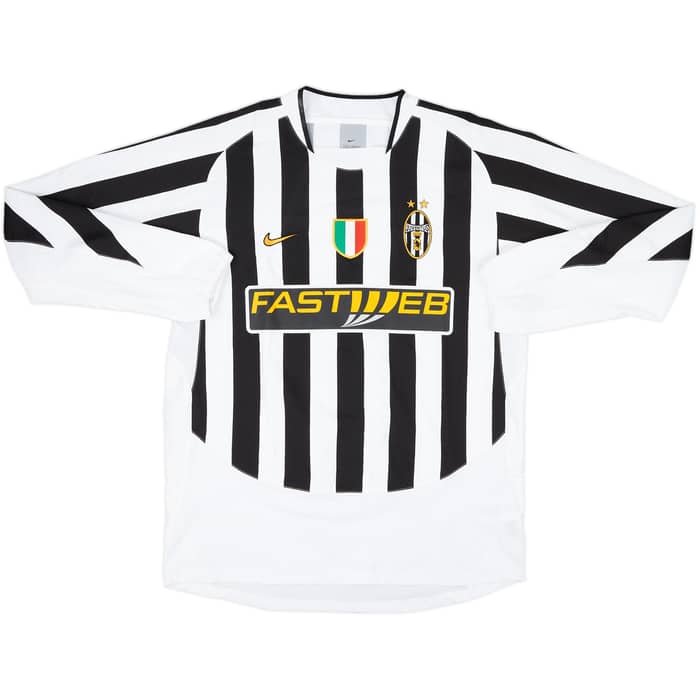 2003-04 Juventus Home L/S Shirt Nedved #11 - 10/10 - (L)
