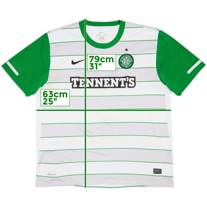 2011-12 Celtic Away Shirt Brown #8 - 8/10 - (XXL)