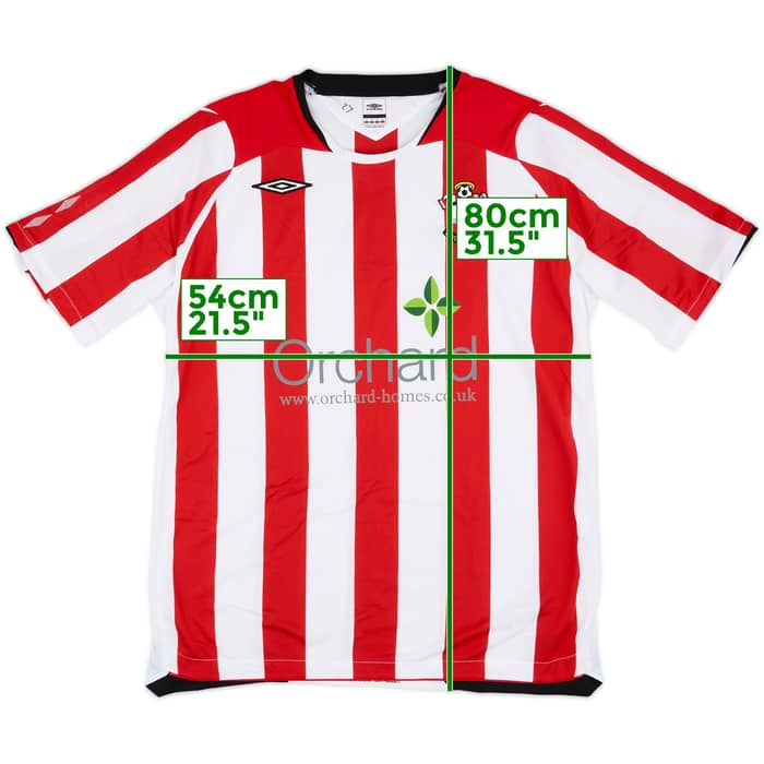 2008-10 Southampton Home Shirt - 9/10 - (XL)